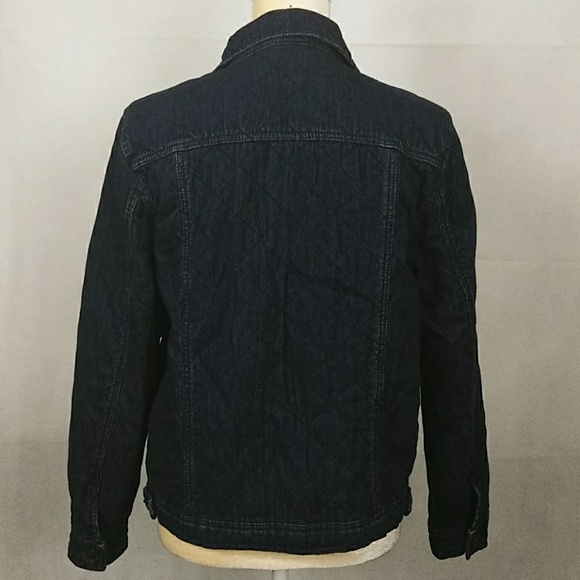 Christopher & Banks Quilted Denim Jacket - Picture 5 of 8